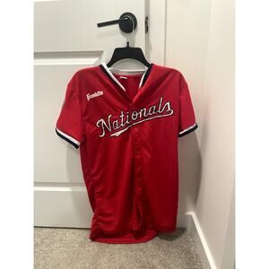 Score Big with this Red Washington Nationals Jersey #2 - Size S